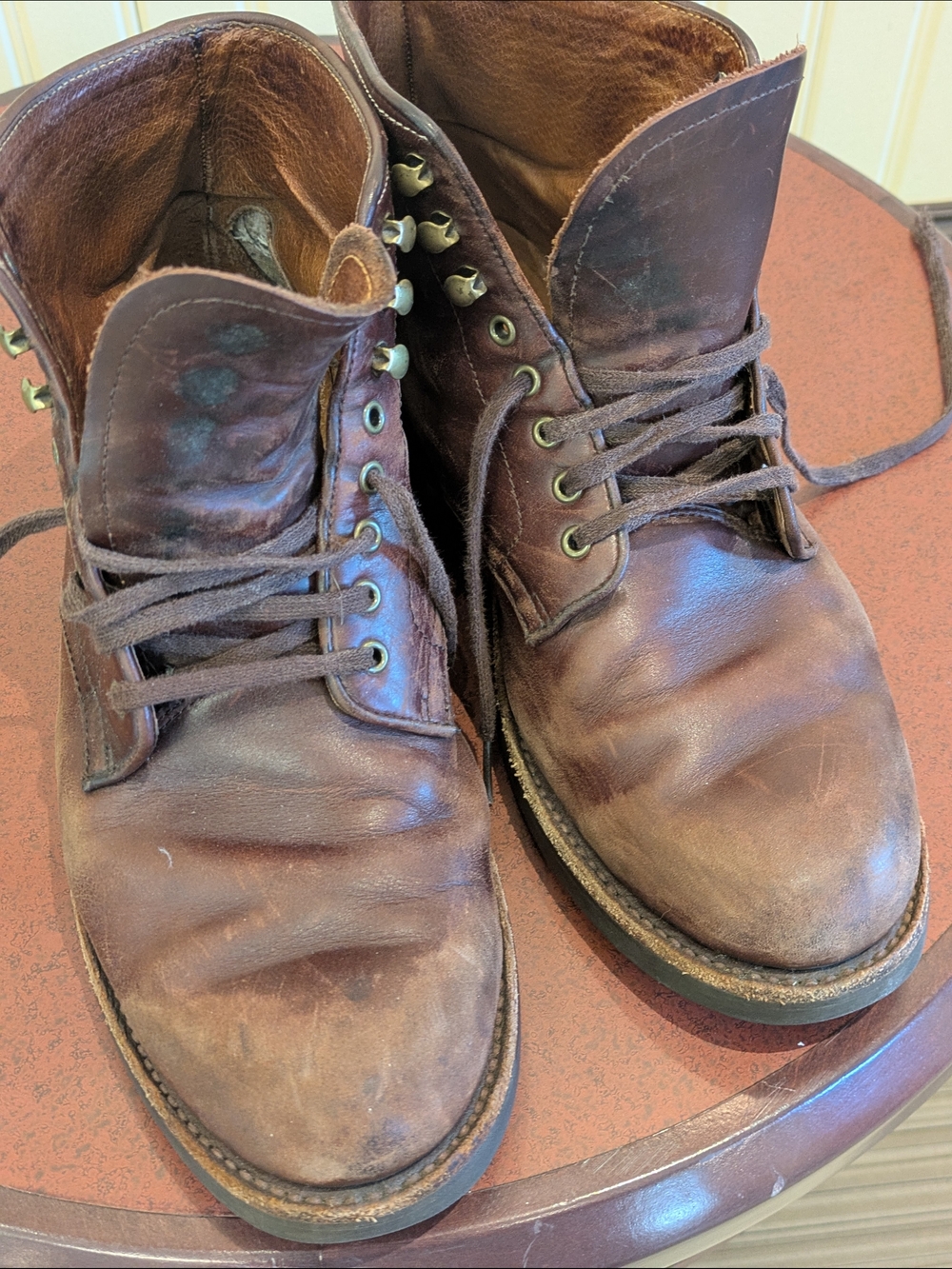 Men's J.Crew Brown Leather Lace-Up Boots - Picture 5 of 5